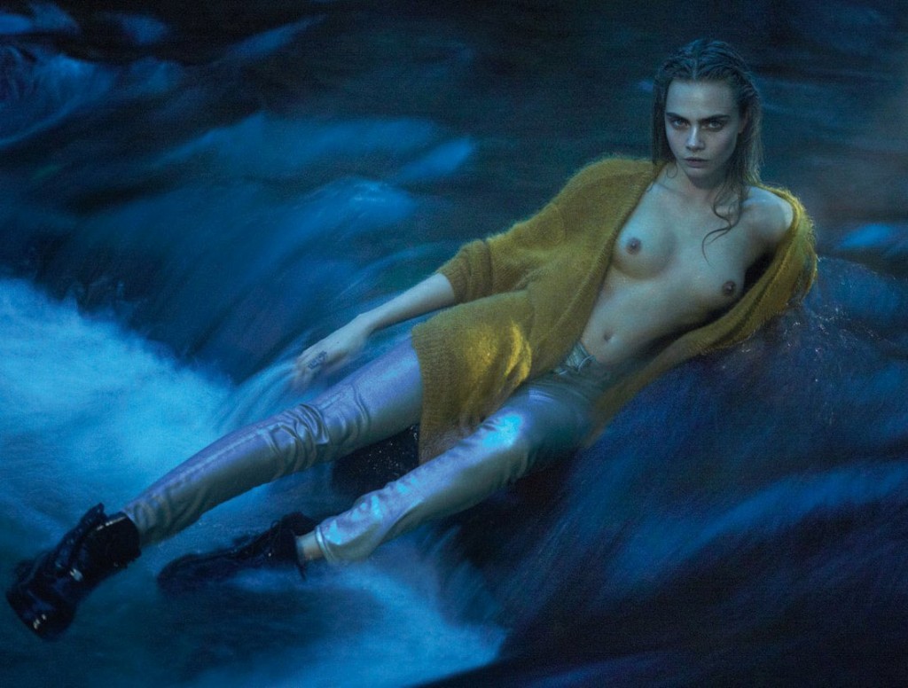 Cara Delevingne Topless (1 Photo)