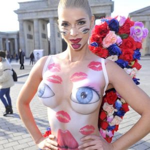 micaela schafer bodypaint 6 photos 100