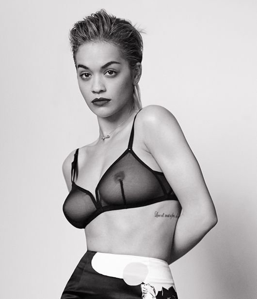 Rita Ora Sexy & Topless (3 Photos)