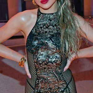 Sabrina Carpenter Dress Wardrobe Malfunction Photos